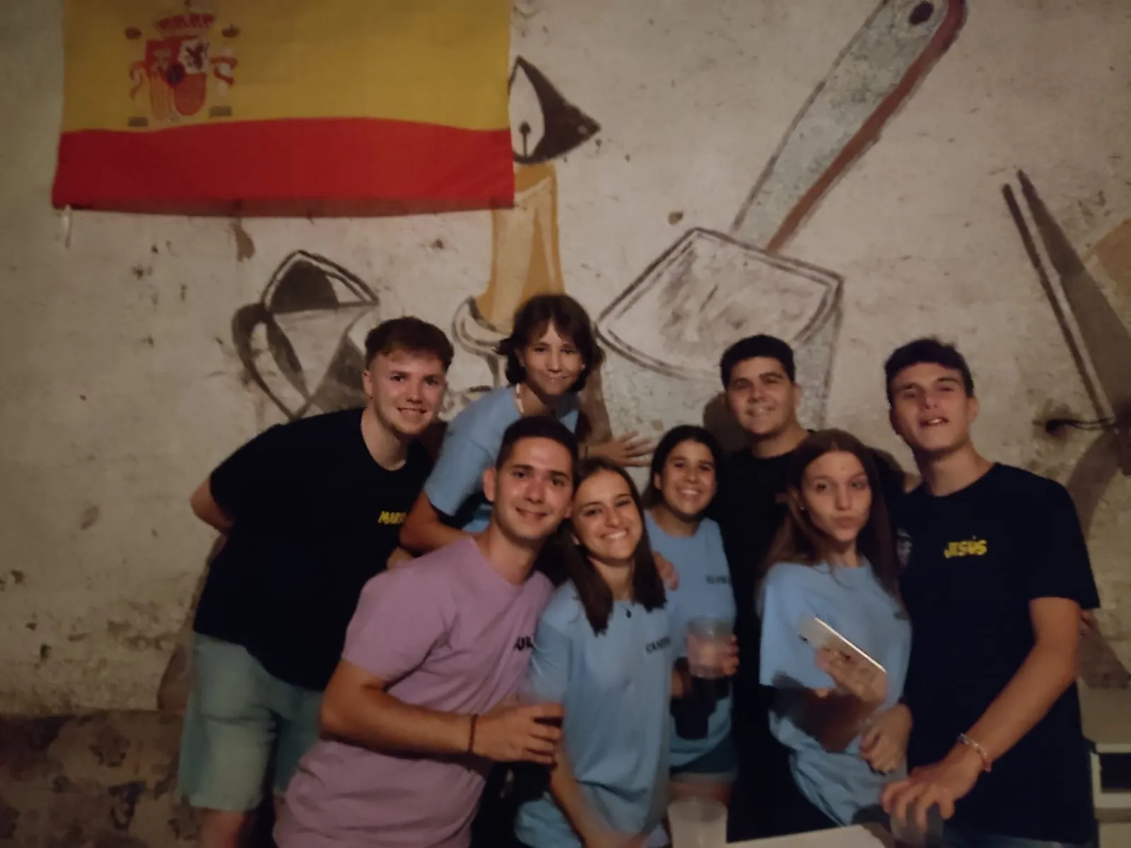 La concentraciòn de peñas con la Charanga generaba un gran ambiente en El Pedroso de la Armuña