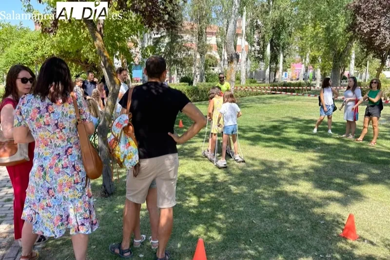 El parque Los Jardines acogía la multiactividad deportiva infantil