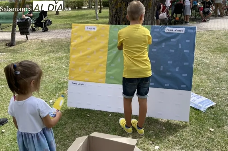 El parque Los Jardines acogía una actividad infantil sobre el Medio Ambiente