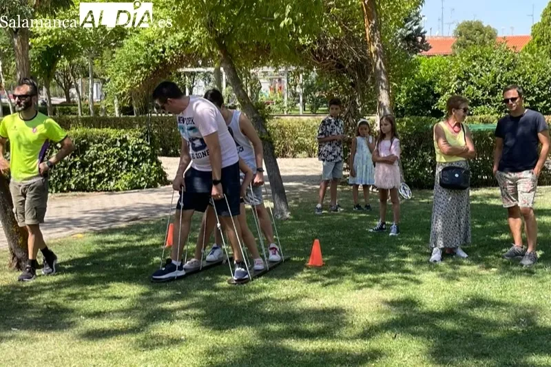 El parque Los Jardines acogía la multiactividad deportiva infantil