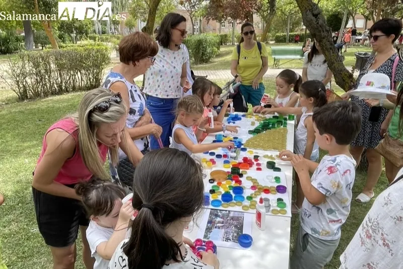 El parque Los Jardines acogía una actividad infantil sobre el Medio Ambiente