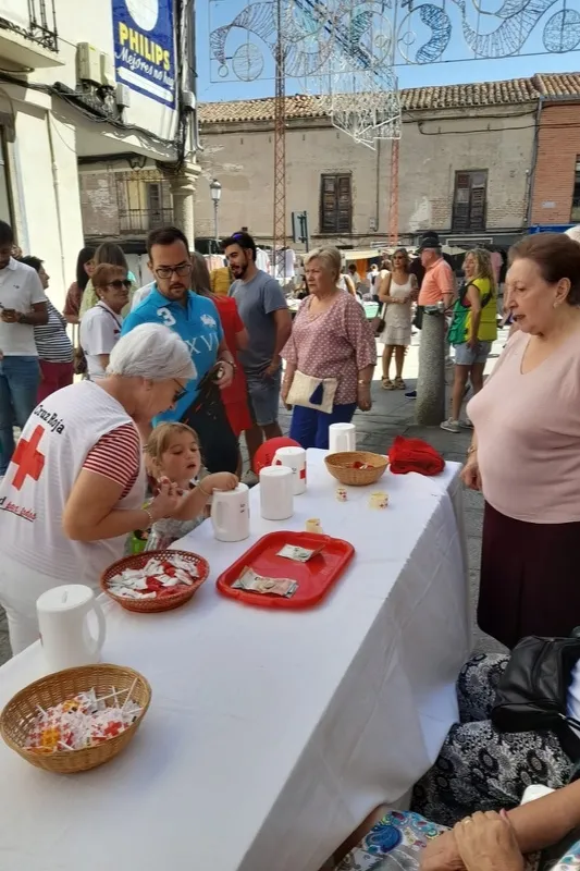 Foto 3 - Cruz Roja se echa a las calles de Pe&ntilde;aranda para retomar su hist&oacute;rico D&iacute;a de la Banderita  