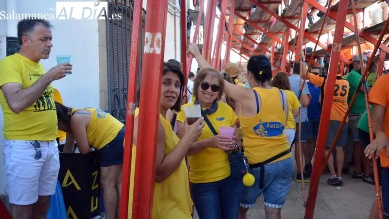 El coso taurino montado en la Plaza acogió el primer festival taurino de las fiestas