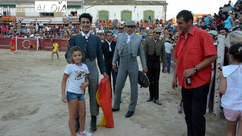 El coso taurino montado en la Plaza acogió el primer festival taurino de las fiestas