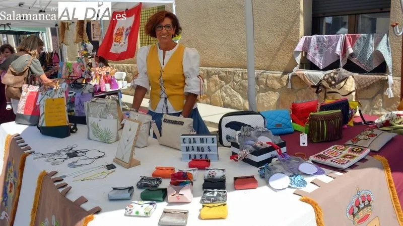 Ambientación en los puestos del Mercado del Feudal