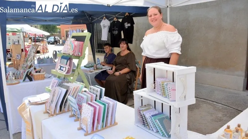 Ambientación en los puestos del Mercado del Feudal