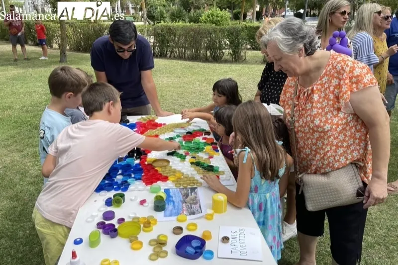 El parque Los Jardines acogía una actividad infantil sobre el Medio Ambiente