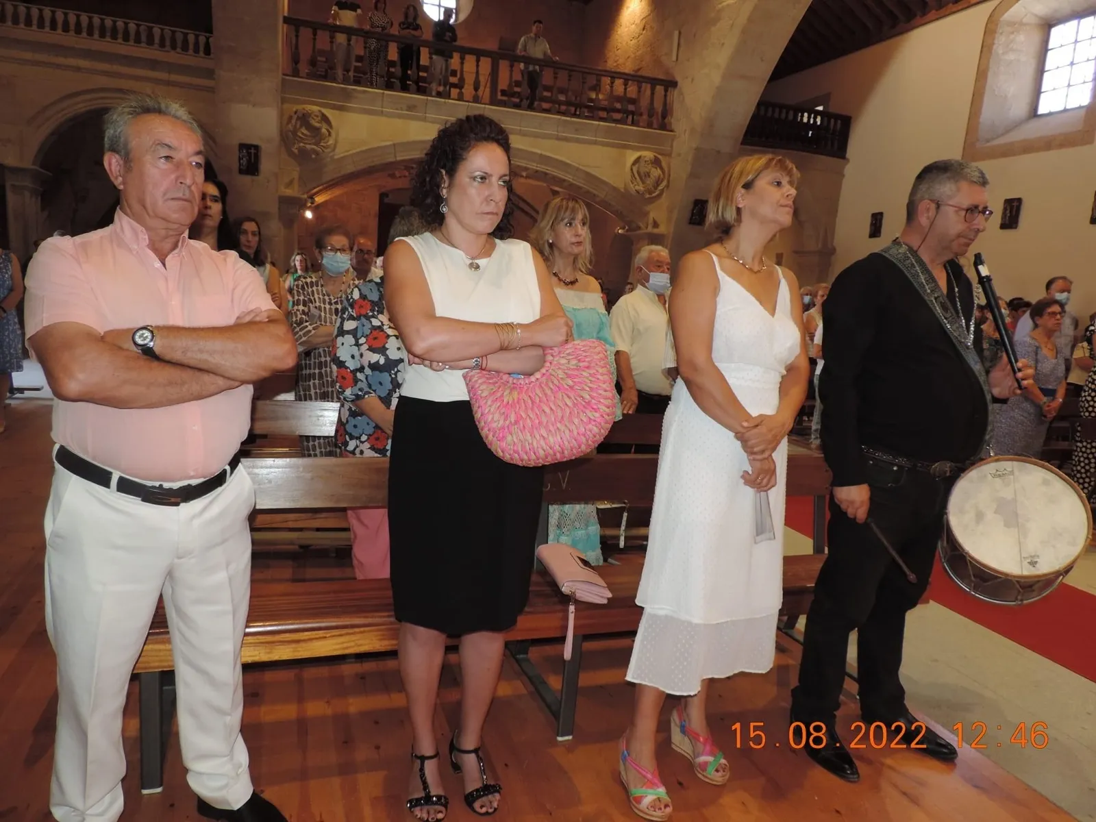 Aldearrubia a festejado este lunes en las calles a su patrona, la Virgen de la Asunciòn