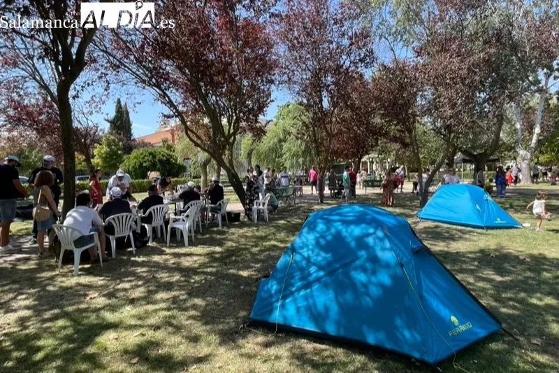 El parque Los Jardines acogía la multiactividad deportiva infantil