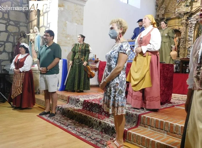 Representación en Golpejas de la obra 'Buscando a Nebrija' por el grupo Lazarillo de Tormes 