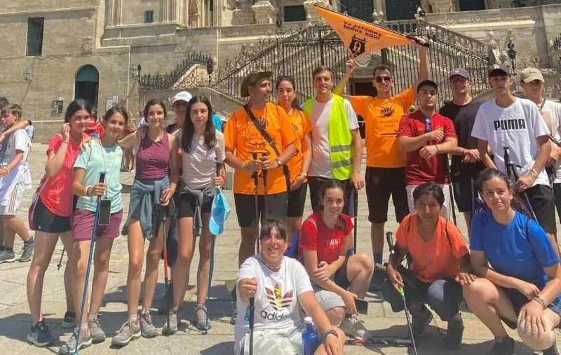 Foto 10 - Llegan a Santiago de Compostela los j&oacute;venes peregrinos de la Di&oacute;cesis de Ciudad Rodrigo
