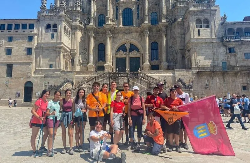 Foto 9 - Llegan a Santiago de Compostela los j&oacute;venes peregrinos de la Di&oacute;cesis de Ciudad Rodrigo