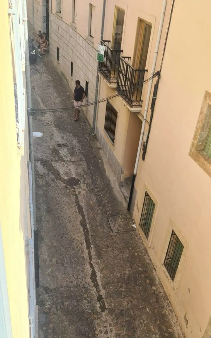 Foto 4 - Las vallas no impidieron que la calle Granadilla quedase una vez m&aacute;s en un deplorable estado