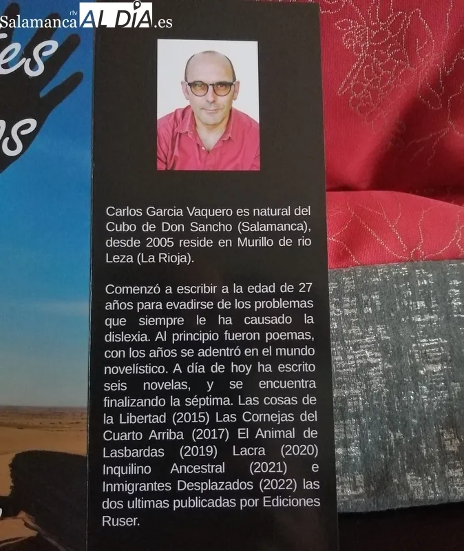 La presentación tenía lugar en la terraza del bar El Cortijo de El Cubo de Don Sancho