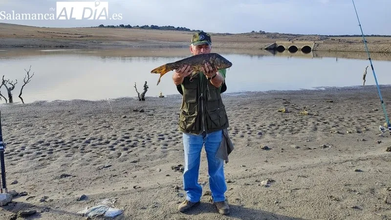 XI Encuentro de Pesca San Roque organizado por el CD Bajo-Tormes en Villarino con motivo de las fiestas patronales / CORRAL