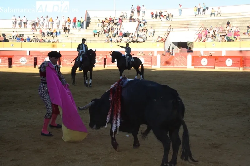 Foto 2 - Brillo y encaste para una corrida de Rejones con gran entrada en Macotera