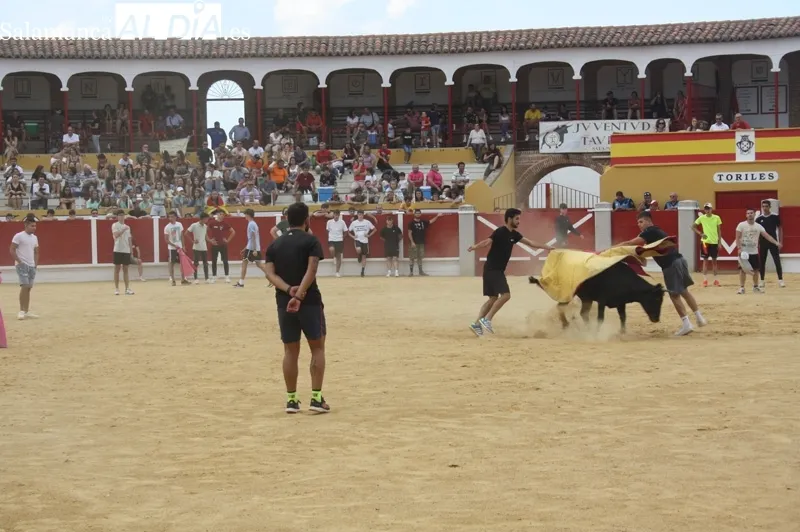 La Plaza de toros La Florida acogía este viernes una suelta popular de vaquillas