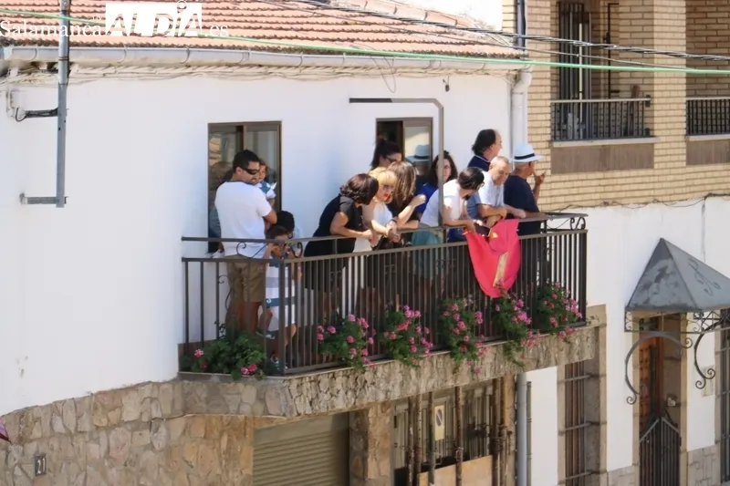 Encierro de vaquillas de Rollanejo en las fiestas de Peralejos de Abajo / CORRAL