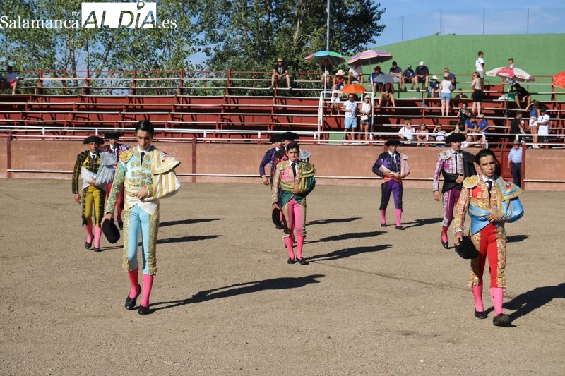 Buena novillada de Espioja en Masueco para el Nino Julen y El Mene / CORRAL 