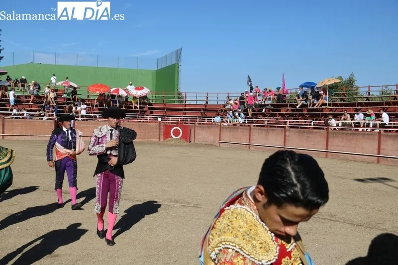 Buena novillada de Espioja en Masueco para el Nino Julen y El Mene / CORRAL 