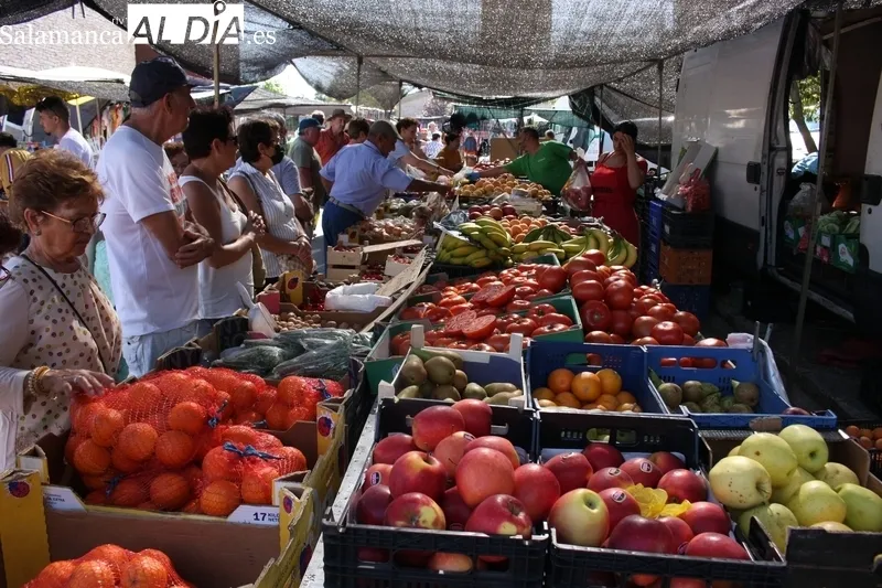 El calor no impidió que acudieran este domingo a Trabanca miles de personas 