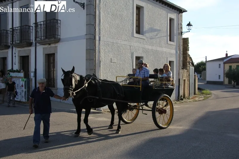 Romería Urbana en Bañobárez cortersía de la la Asociación de Castilla y León del Caballo 
