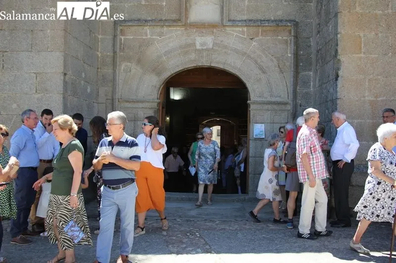 San Sebastián volvía este año a salir en procesión en Vilvestre