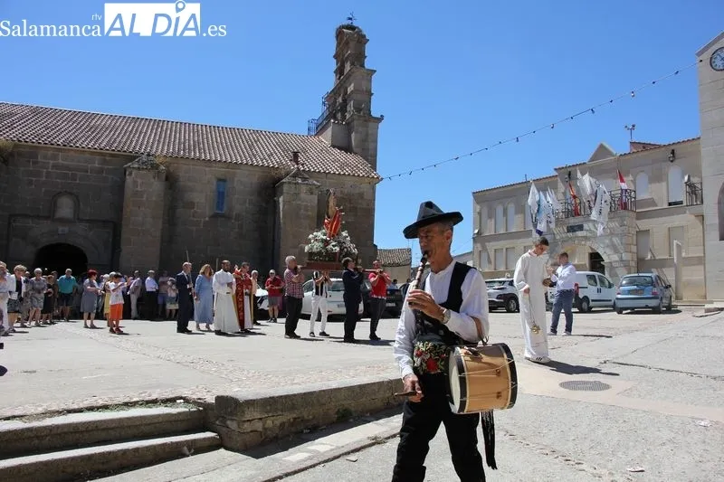 San Sebastián volvía este año a salir en procesión en Vilvestre