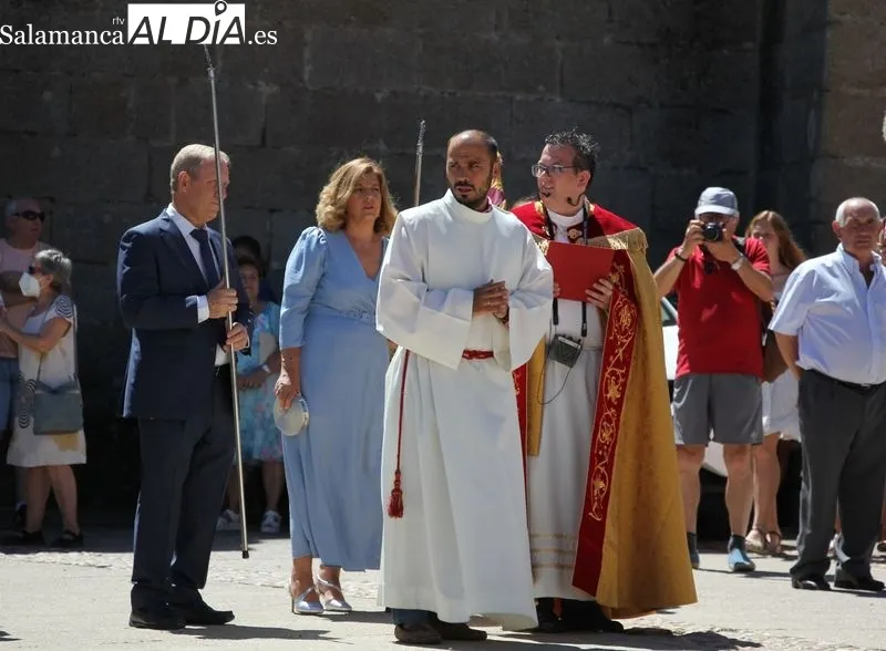 San Sebastián volvía este año a salir en procesión en Vilvestre