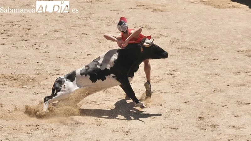 El segundo encierro a caballo ha sido rápido y limpio
