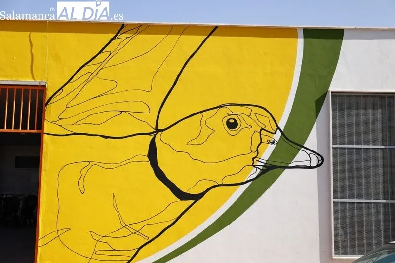 Presentación del nuevo mural de la Escuela Infantil de Santa Marta de Tormes. Foto de David Sañudo