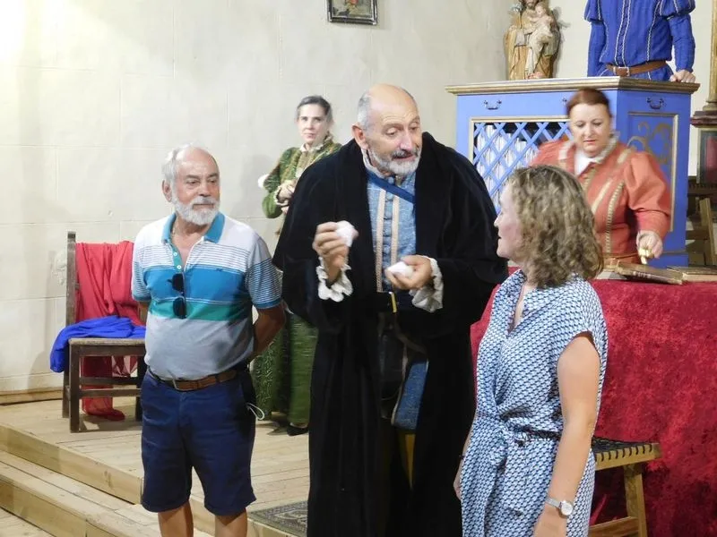 Lazarillo de Tormes representa 'buscando a Nebrija' en Sanchón de la Sagrada