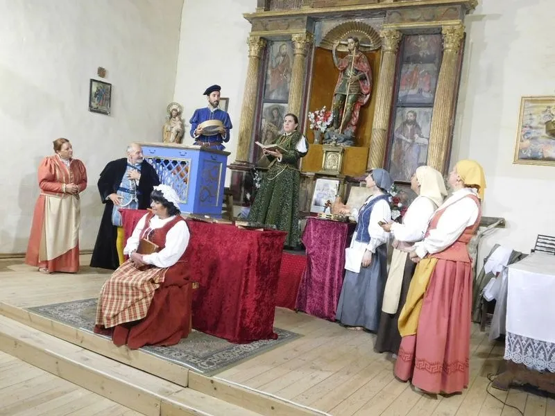 Lazarillo de Tormes representa 'buscando a Nebrija' en Sanchón de la Sagrada