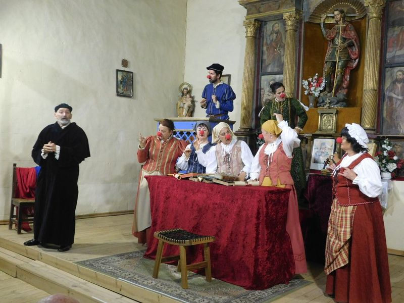 Lazarillo de Tormes representa 'buscando a Nebrija' en Sanchón de la Sagrada