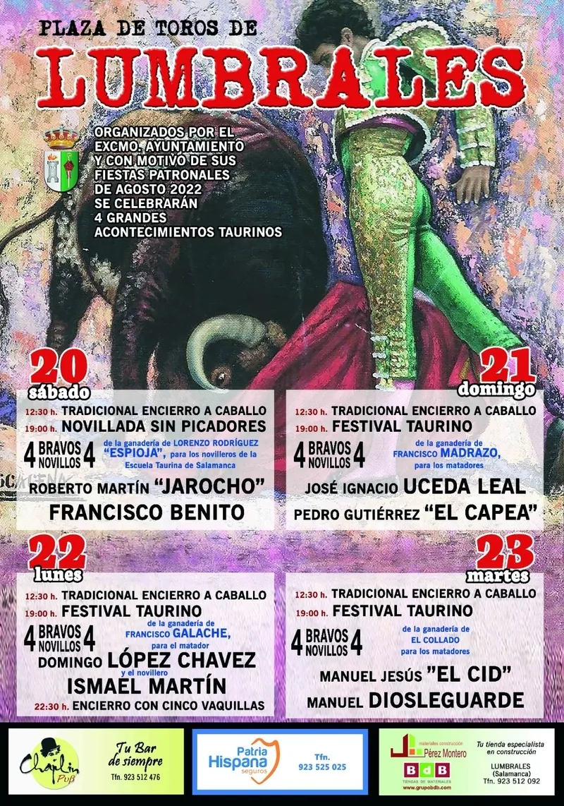 Foto 2 - Regresan los festejos taurinos a Lumbrales con algunas novedades