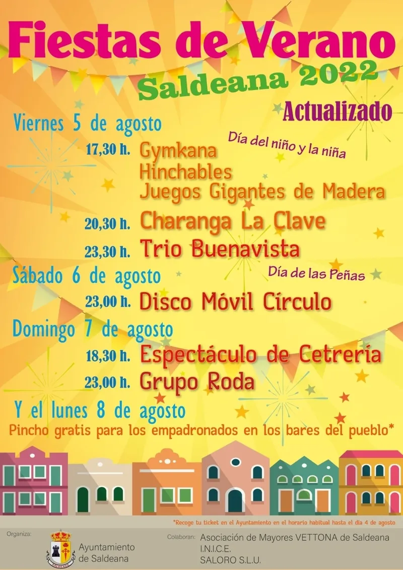 Foto 2 - Los vecinos de Saldeana tienen unas fiestas de verano cargadas de m&uacute;sica 