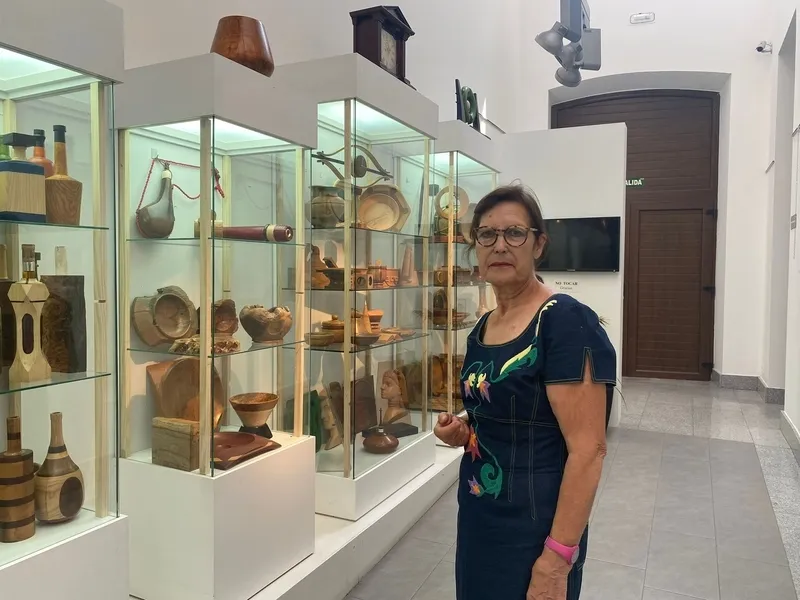 Mari Paz Rodríguez, viuda de Rufino Holgado Prieto  