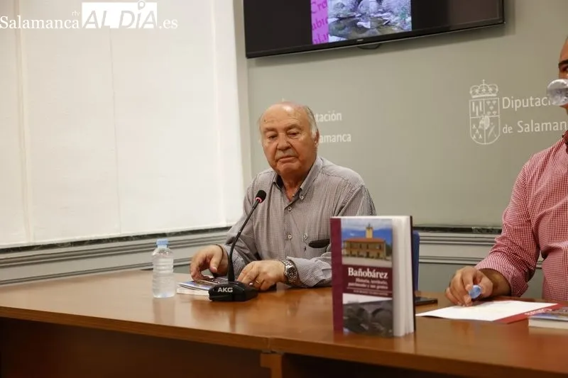 Presentación en la Diputación del libro 'Bañobárez. Historia, territorio, patrimonio y sus gentes' / FOTOS: DAVID SAÑUDO