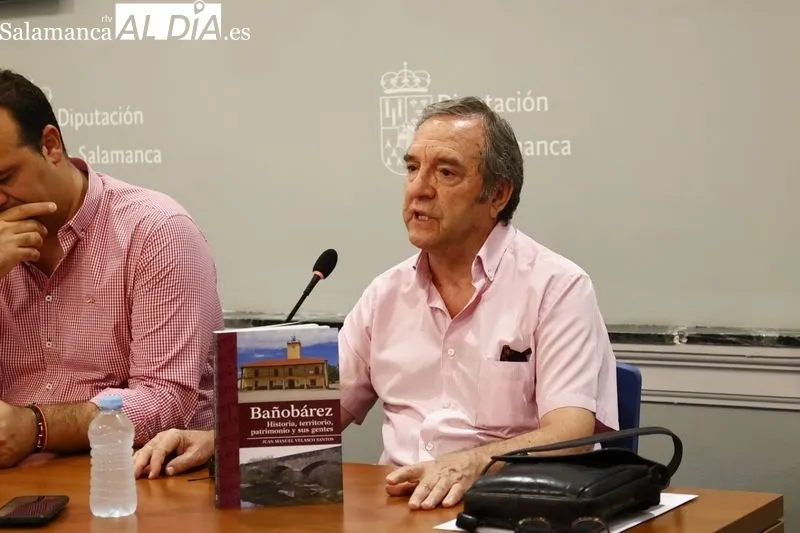 Presentación en la Diputación del libro 'Bañobárez. Historia, territorio, patrimonio y sus gentes' / FOTOS: DAVID SAÑUDO
