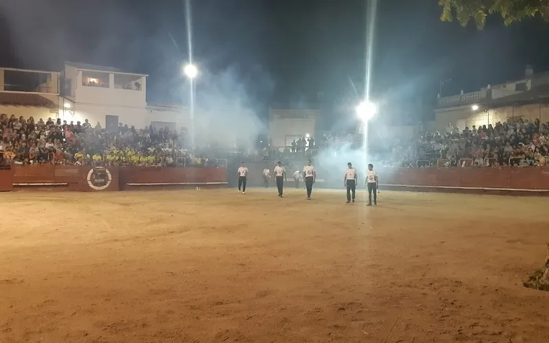 Festejo de recortes por Talento Castellano la pasada noche en Villarino de los Aires