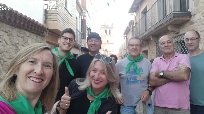 Tranquilo cuarto encierro de las fiestas de Aldeadávila en el que se corrieron cuatro novillos de Valdeflores 