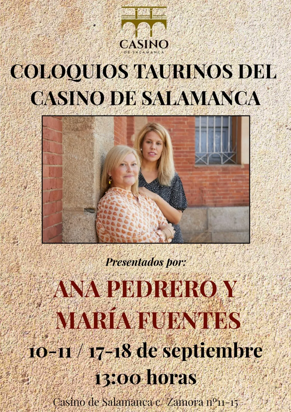 Foto 3 - Vuelven los Aperitivos Taurinos del Casino con Ana Pedrero y Mar&iacute;a Fuentes