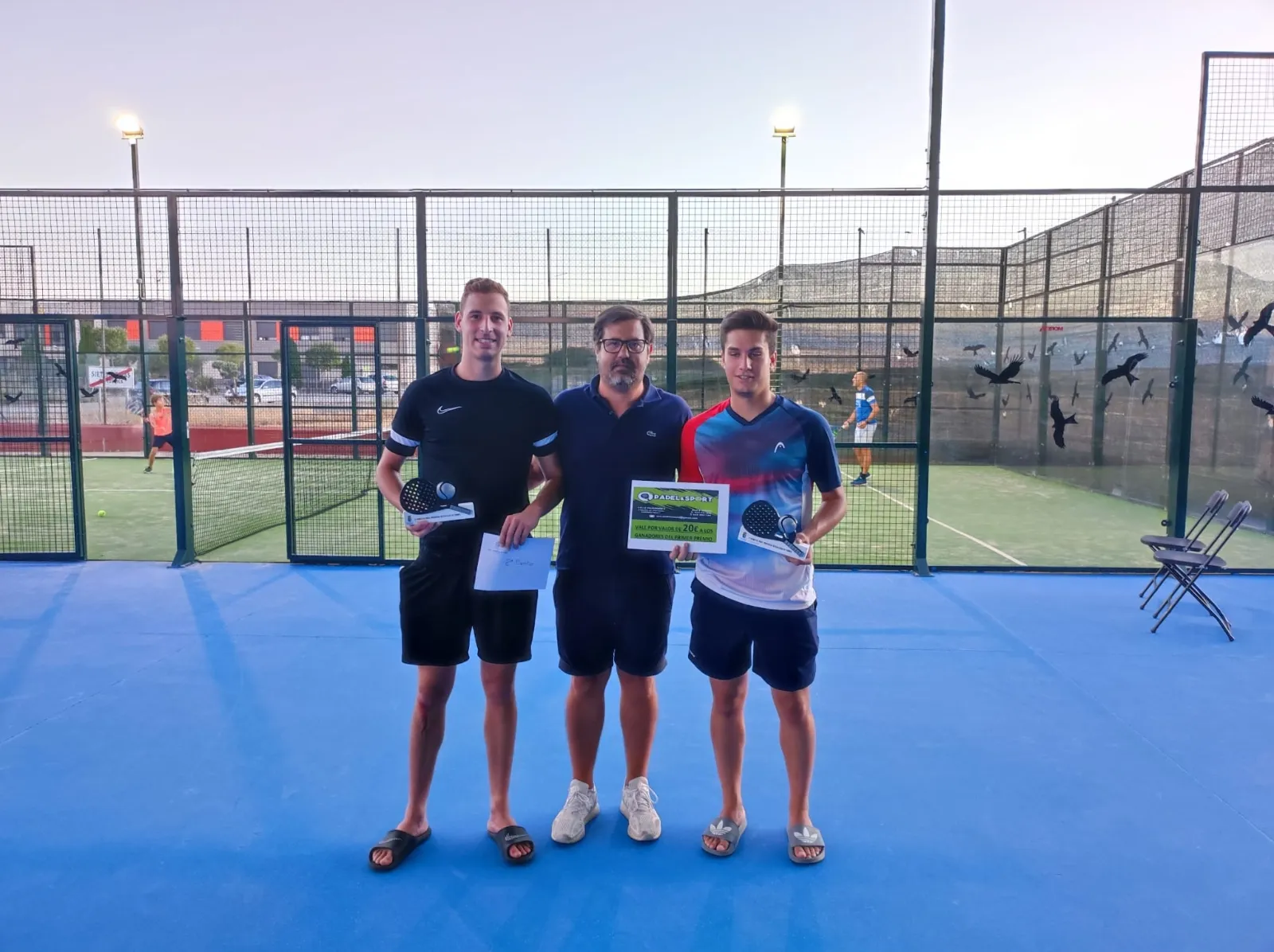 Foto 3 - Alberto Rodr&iacute;guez y V&iacute;ctor Aliseda se llevan el II Torneo de P&aacute;del de Sieteiglesias