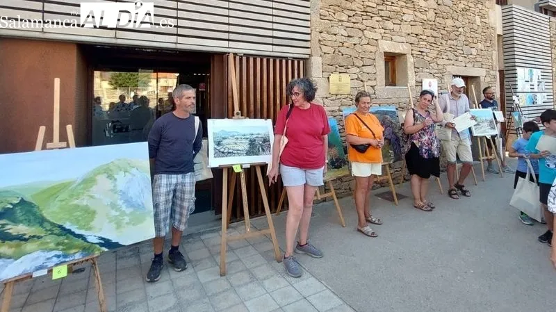 Los pintores plasmaron distintas imágenes de Sobradillo y del Parque Natural de Arribes del Duero