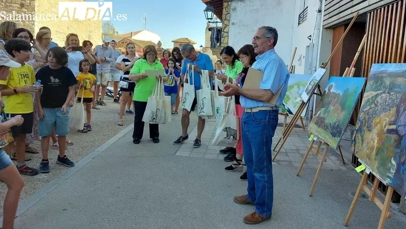 Los pintores plasmaron distintas imágenes de Sobradillo y del Parque Natural de Arribes del Duero