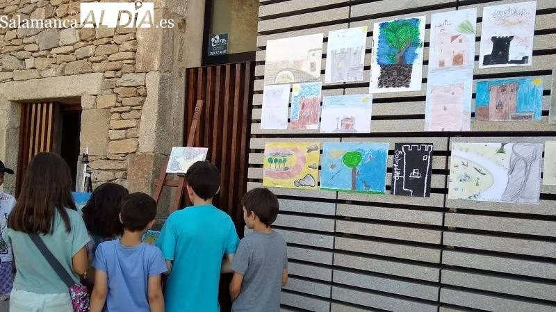 Los pintores plasmaron distintas imágenes de Sobradillo y del Parque Natural de Arribes del Duero
