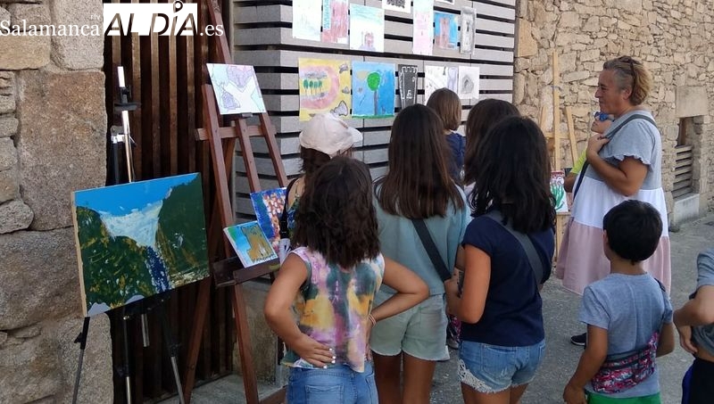Los pintores plasmaron distintas imágenes de Sobradillo y del Parque Natural de Arribes del Duero