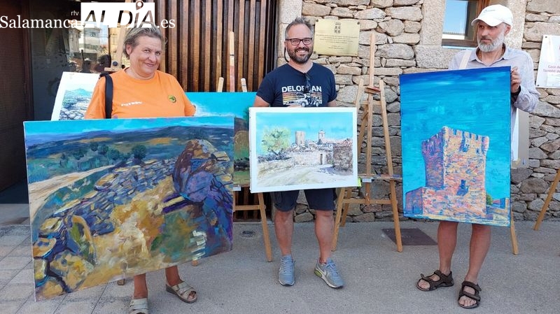 Los pintores plasmaron distintas imágenes de Sobradillo y del Parque Natural de Arribes del Duero