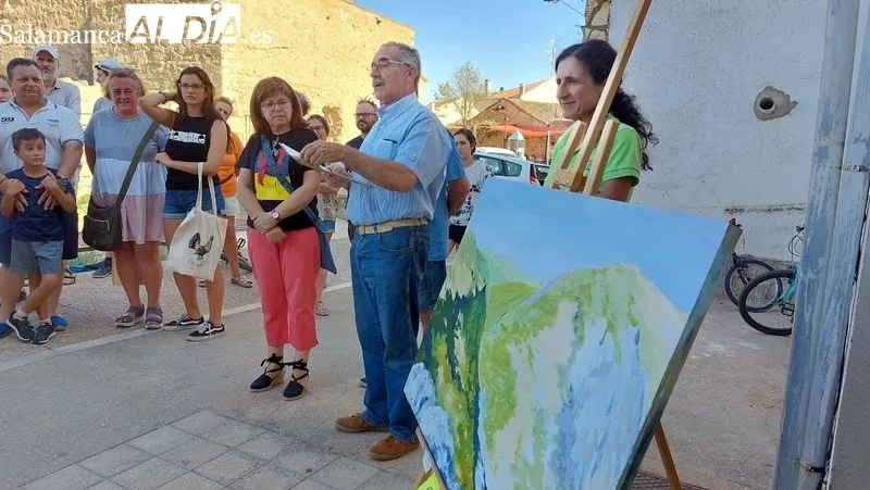 Los pintores plasmaron distintas imágenes de Sobradillo y del Parque Natural de Arribes del Duero