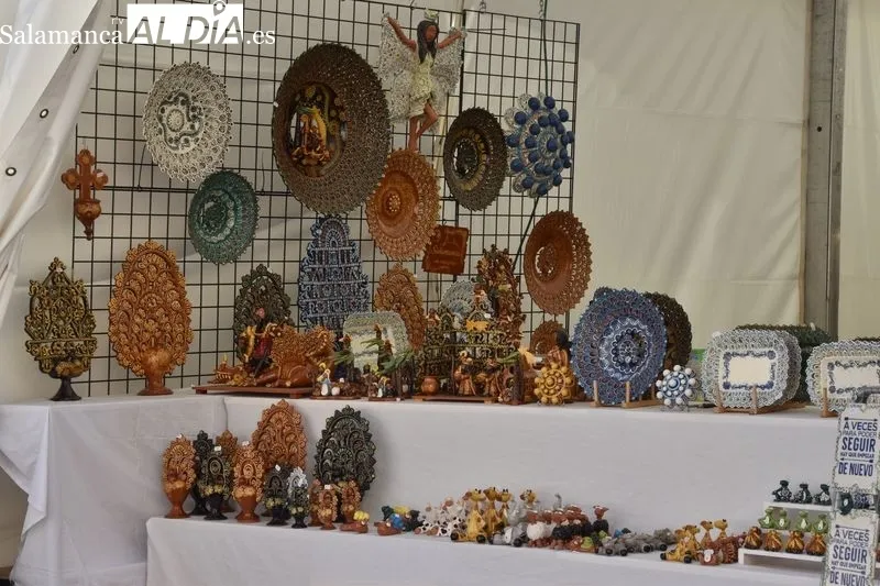 La Feria del Barro de Salamanca en la mañana de este sábado